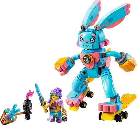 LEGO 6427648 DREAMZzz Izzie and Bunchu the Bunny Building Toy Set 71453