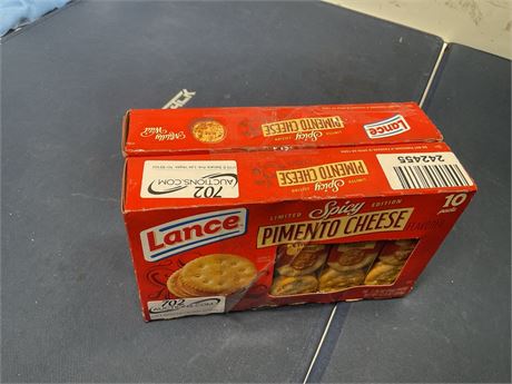 Lance Nashville Hot Cheddar Sandwich Crackers,  2 Boxes 10 Pack