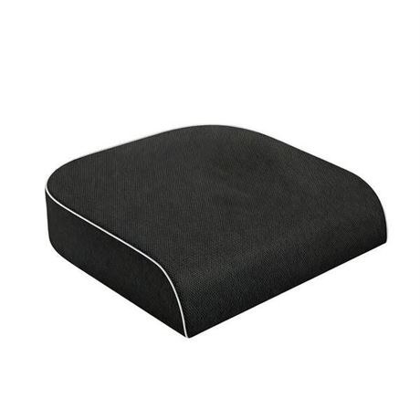 Sunbrella Canvas Black Rectangle Outdoor Seat Cushion
