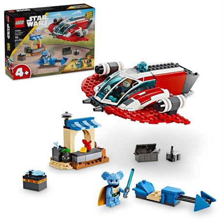 LEGO Star Wars: Young Jedi Adventures The Crimson Firehawk, Kids’ Starter Set,