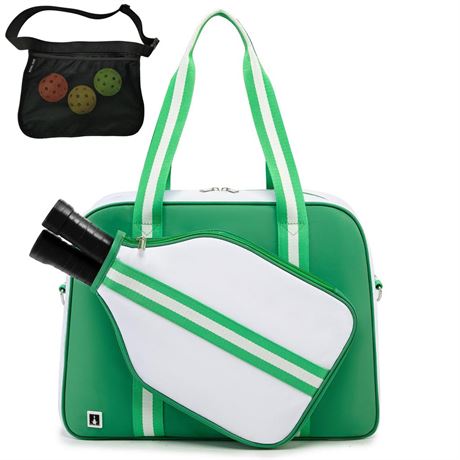 Pickleball Bags with Wasit Pouch Green