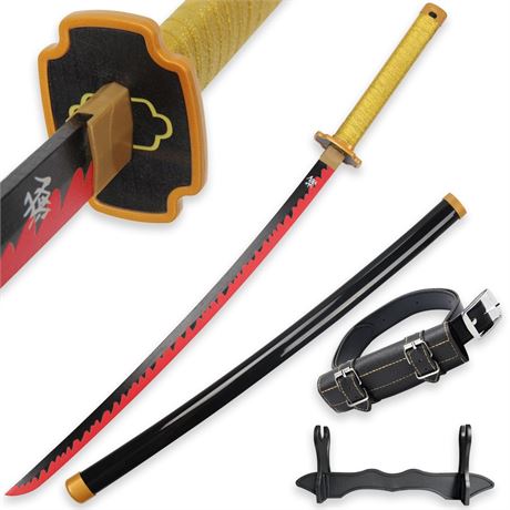 SV Anime Demon Slayer Sword Katana 41 Inch Decorative Collectible Gift Cosplay