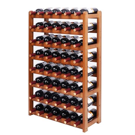 Wine Rack Freestanding Floor Wine Racks countertop Storage for Kitchen Dining