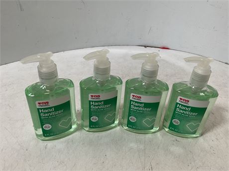 4 pack hand sanitizer 8floz
