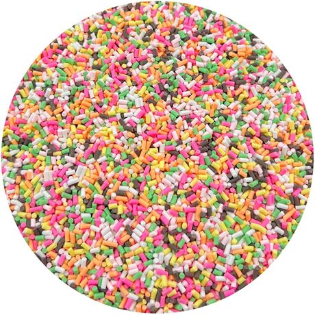 Mulutoo 120G Fake Sprinkles Fake Candy Resin Sprinkles Sprinkles Clay Sprinkles