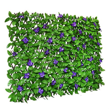 Expandable Fence Privacy Screen for Balcony Patio Outdoor,Decorative Faux Ivy