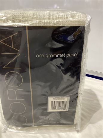 CORONA One grommet panel. Morris 50 in x 84 in Natural Grommet Top Panel