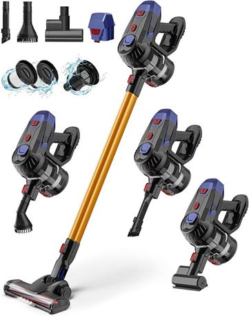 Cordless Vacuum Cleaner -Equipped with 32,000PA Powerful Suction & a