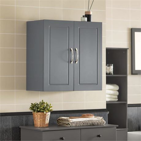 Haotian FRG231-DG, Grey Kitchen Bathroom Wall Cabinet, Garage or Laundry Room