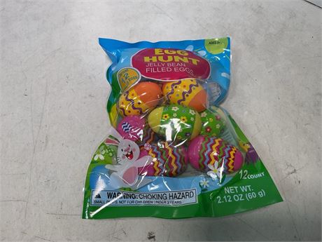 Egg Hunt Jelly Bean Filled eggs 12 count