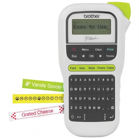 Brother P-touch  PTH110  Easy Portable Label Maker  Lightweight  QWERTY