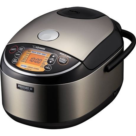 Zojirushi 10 Cup Pressure Induction Heating Rice Cooker & Warmer -