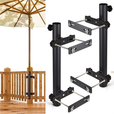 Patio Umbrella Holder, Heavy Duty Deck Umbrella Mount, Umbrella Holder for Deck