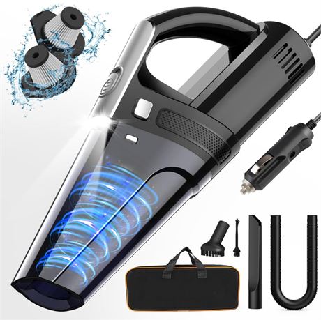 OFFSITE Car Vacuum, Portable Car Vacuum Cleaner with 7000PA Suction, DC 12V