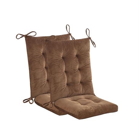 Outdoor Patio Cushion, Rocking Chair Cushion, Tufted Pads, Set of Upper and