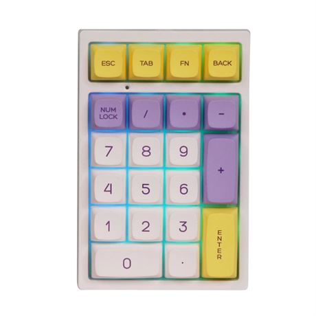 EPOMAKER TH21 21 Keys Hot Swappable Wired Numpad with RGB Backlight,