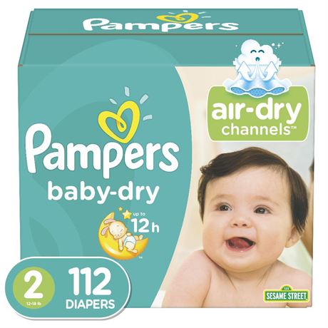 Pampers Baby Dry Diapers Size 2 112 Count