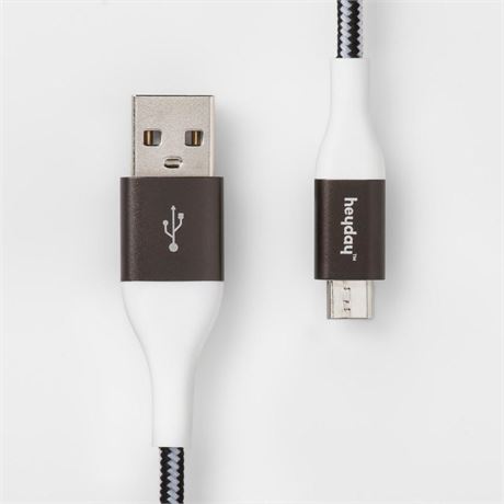 Heyday Micro USB to USB-a Braided Cable 6ft