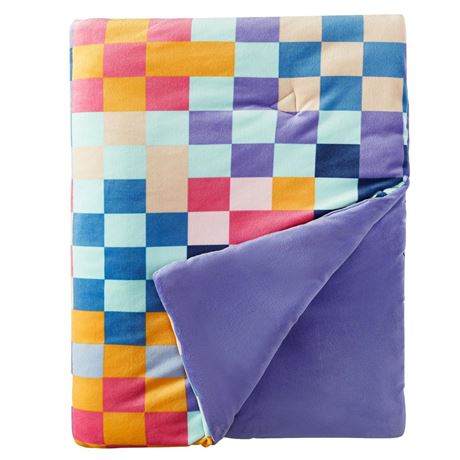 OFFSITE Urban Shop 50" x 60" Smooshie Throw, Multicheck