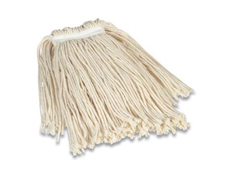 COASTWIDE Cut-End Wet Mop Head #24 Cotton 1  Headband White CW57744