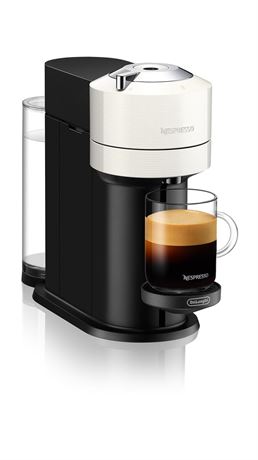 Nespresso Vertuo Next Coffee and Espresso Maker by De'Longhi, White Machine