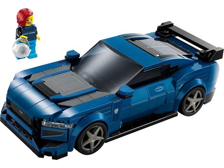 LEGO Speed Champions Ford Mustang Dark Horse Sports Car Toy  Buildable Ford