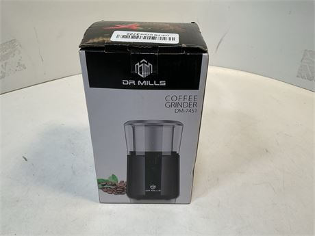 DR MILLS DM-7451 Electric Coffee Grinder, Coffee Bean Grinder Electric Dried