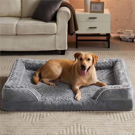 Dog Beds for Large Dogs,Waterproof Dog Bed,Washable Dog Bed with Waterproof