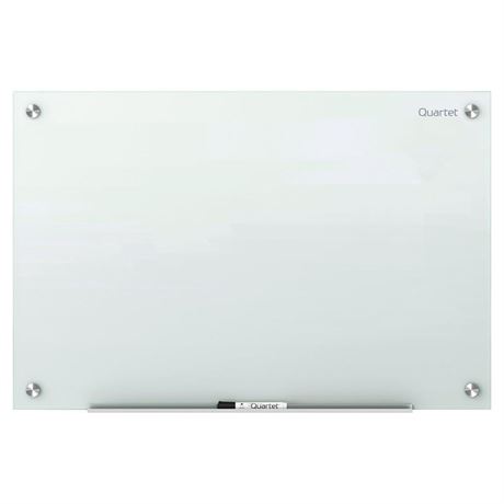 OFFSITE LOCATION Quartet Magnetic Glass Dry Erase White Board, 8' x 4' Whiteboar