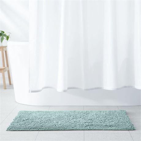 Amazon Basics Bathroom Rugs, Extra Soft Absorbent Shag Bath Rugs, Non-Slip
