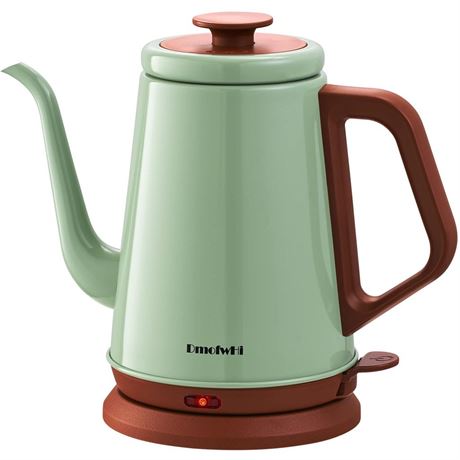 DmofwHi Gooseneck Electric Kettle(1.0L), 100% Stainless Steel BPA Free Classic