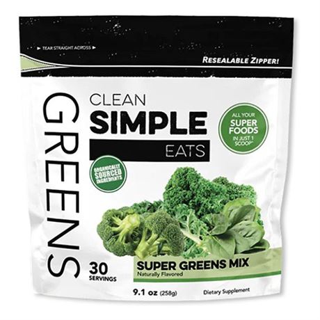 Clean Simple Eats Super Greens Mix