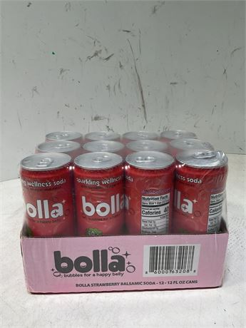 Strawberry Sparkling Wellness Soda - Naturally sweetened with dates - Crafted