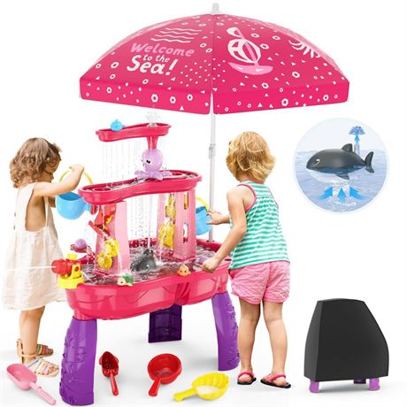 OFFSITE LOCATION Water Table for Toddlers 3-5 with Umbrella/Water Pumb/Water Tab