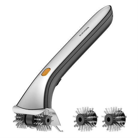 Electric Grill Brush and Scraper for Barbecue, Safe Bristles Grill Brush for