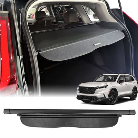 Cargo Cover for 2023 2024 2025 Honda CRV Accessories, (Carbon Fiber Texture)