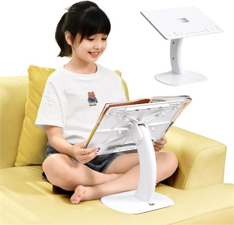 Lap Desk Kids - Portable Book Stand for Reading Hands Free for Couch Sofa Bed