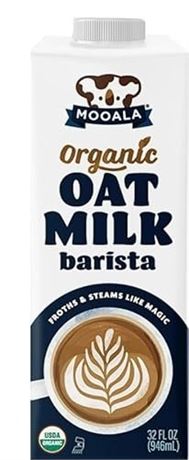 Mooala Organic Plant-Based Oat Milk Barista, 946mL