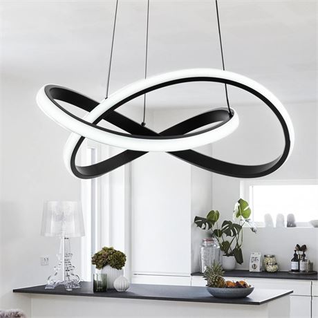 MAYNA Modern LED Pendant Light Fixture，Contemporary LED Chandelier with