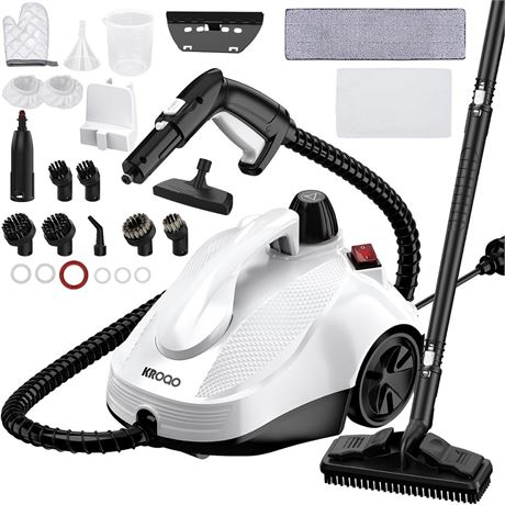 Steam Cleaner, Steam Mop with 23 Accessories, Powerful Multipurpose Portable