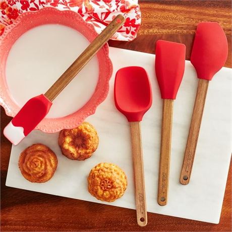 The Pioneer Woman Frontier Collection Spatula set Red