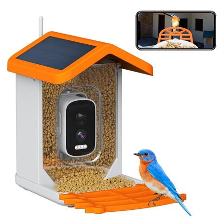 Wild Bird Feeder Camera, Smart Motion Activated Bird Camera with AI Auto