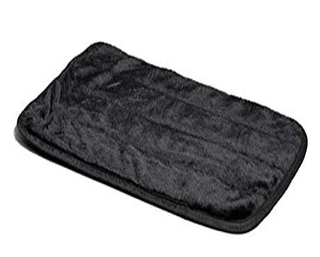 OFFSITE MidWest Homes for Pets Quiet Time Pet Bed Deluxe Black Fur Pet Mat 49'