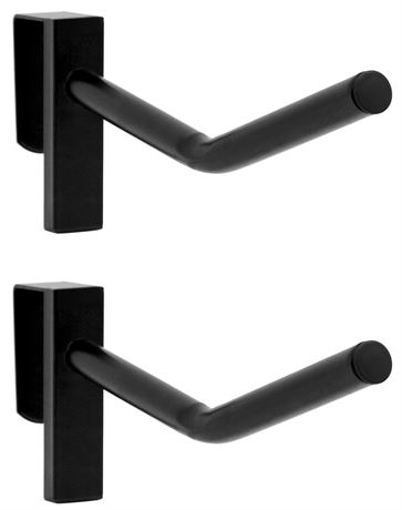 QWORK Removable Saddle Rack,Black - PVC Coated - One Size - 2 Pack