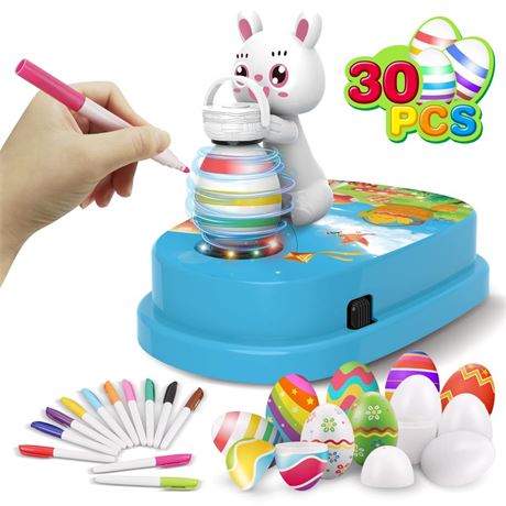 Engfa Easter Egg Decorating Kit, Bunny Spinner, Easter Crafts and Decoration