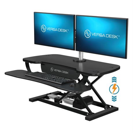 VERSADESK® PowerPro® 36” x 24” Electric Sit to Stand Desk Converter for Home