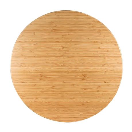 (26 Inch) Bamboo Large Lazy Susan for Dining Table Top with Heavy Duty Metal