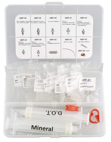 Bike Bicycle Bleeding Kit Collection Include 11 Items