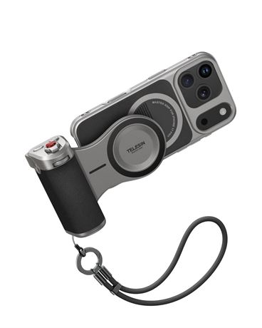 TELESIN Master Grip Universal for iPhone/MagSafe, Magnetic Phone Camera Grips