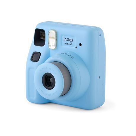 Fujifilm 600023852 Instax Mini SE 16MP Instant Camera Bundle, Light Blue